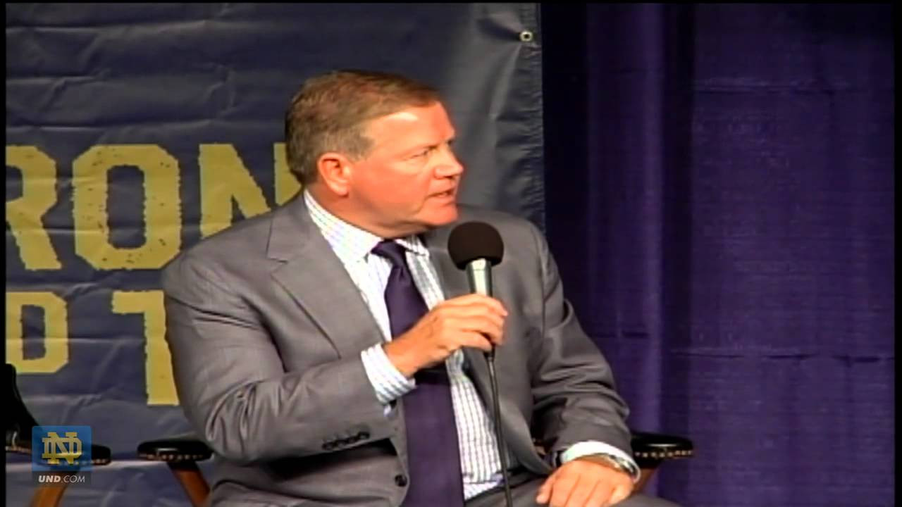 Brian Kelly at FB Kickoff Luncheon