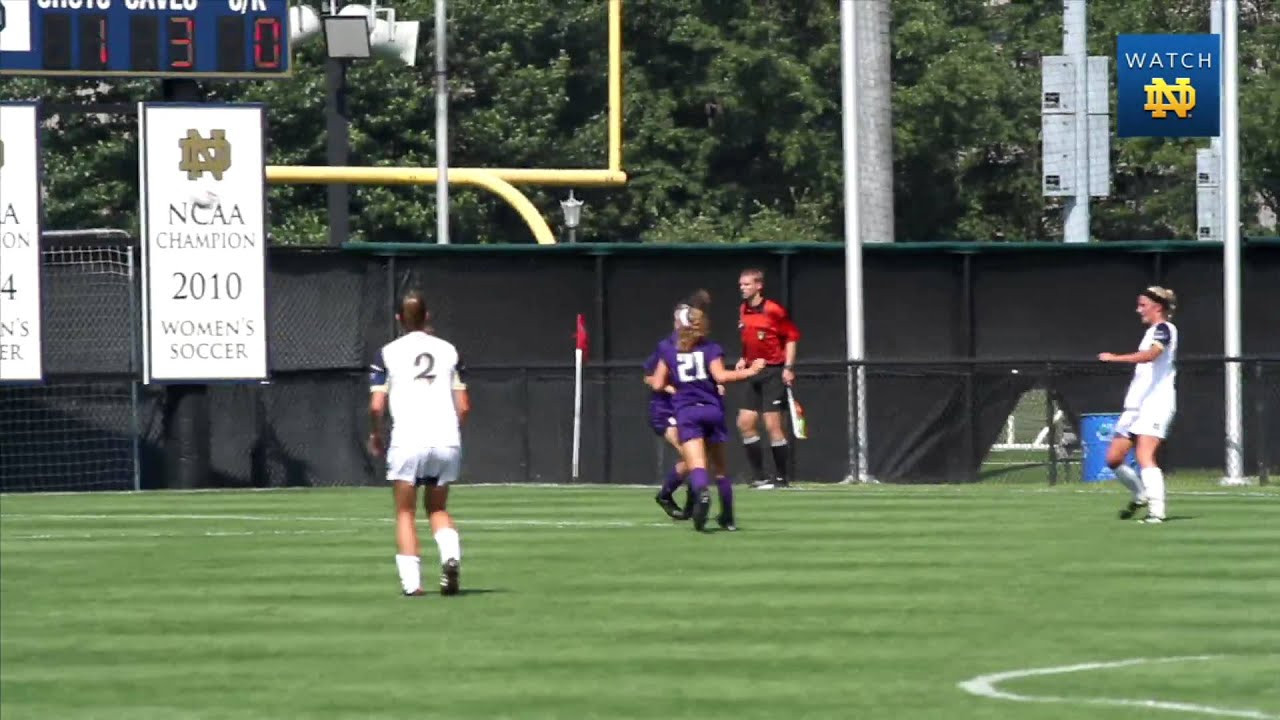 Notre Dame vs Northwestern Women's Soccer Highlights