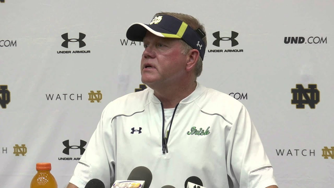 Coach Kelly Media Session - Sept. 3, 2015
