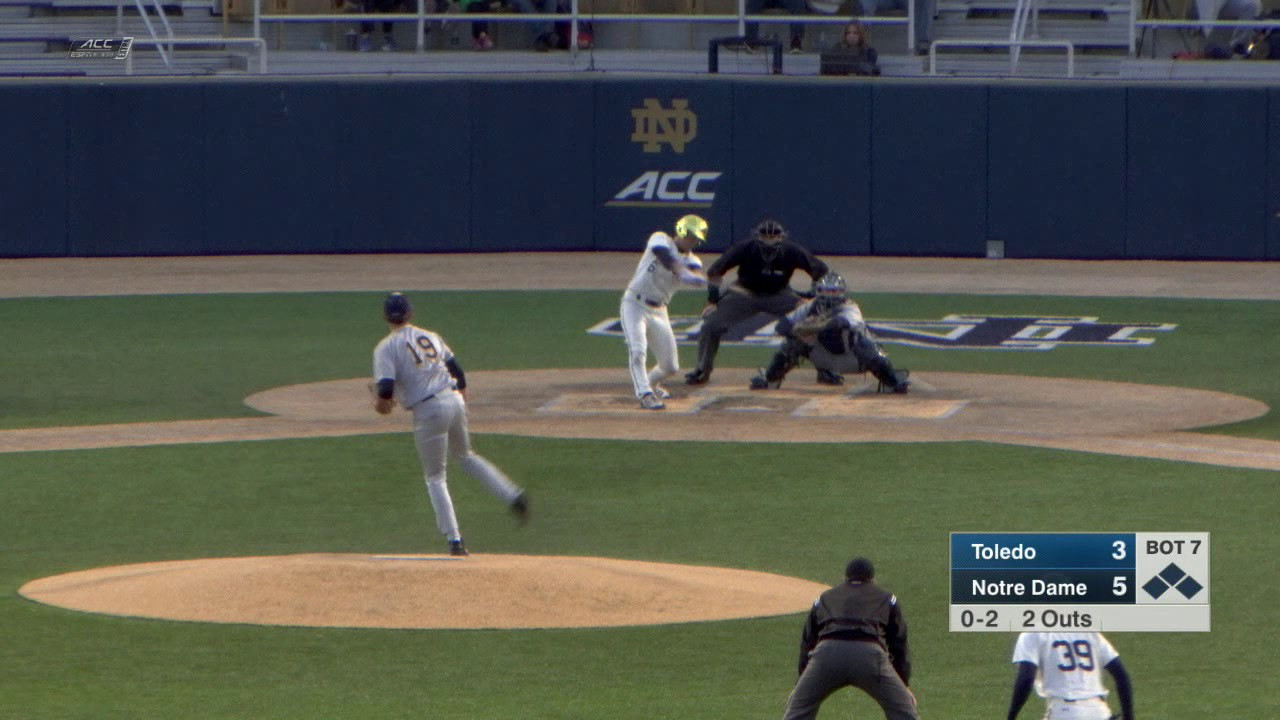 Highlights - Notre Dame Baseball vs. Toledo