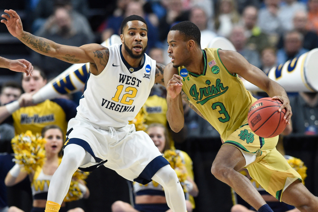 Notre Dame 71, West Virginia 83 (NCAA Second Round)