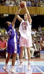 Former Notre Dame All-America center Ruth Riley and Team USA will face Russia in the Olympic semifinals Friday at 6:30 a.m. (EST/CDT) in Athens, Greece.