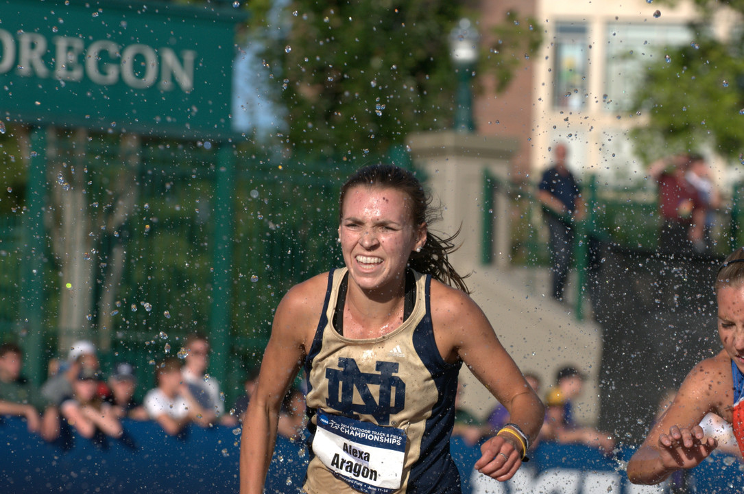 Senior Alexa Aragon will run in the finals of the women's 3,000m steeplechase today.