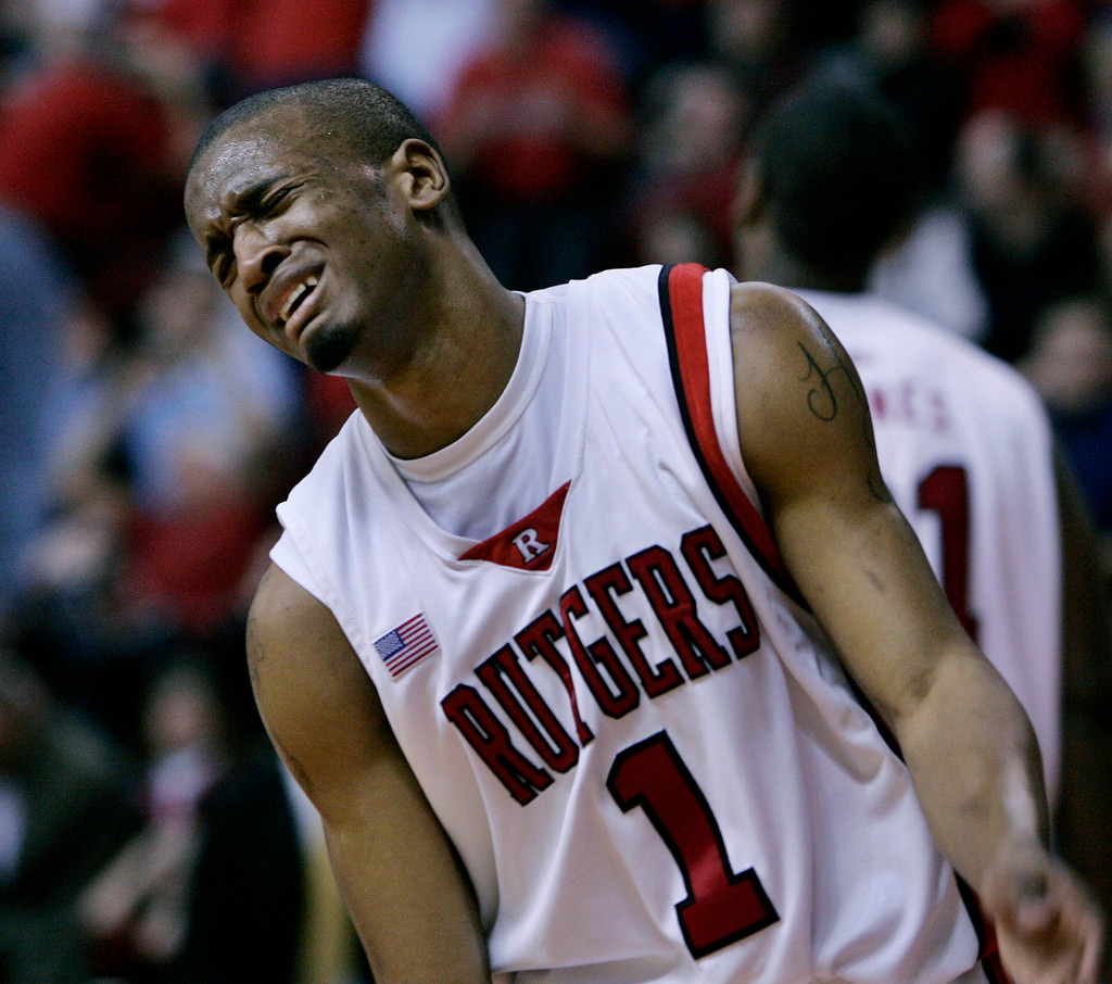Men's Basketball vs. Rutgers, 02/17/2008 (AP)