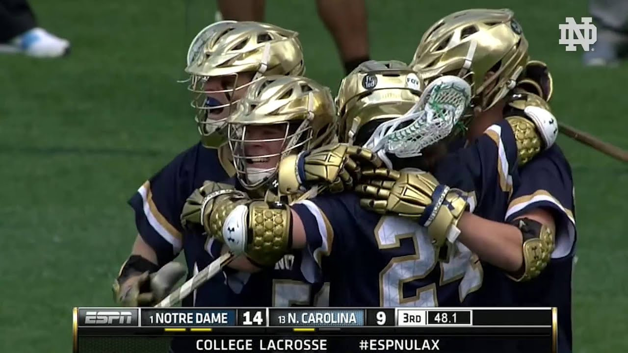 Notre Dame vs. UNC Men's Lacrosse Highlights