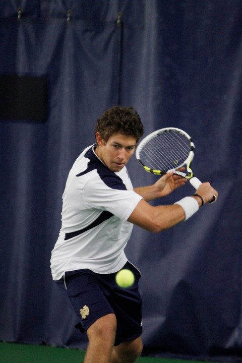 Senior Blas Moros earned a spot on the OFCC All-Tournament team on Sunday.