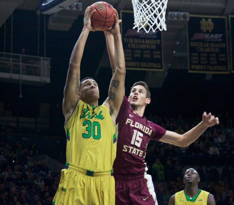 Zach Auguste's career-high 26 points helped the Irish to a convincing 20-point win in their ACC opener.