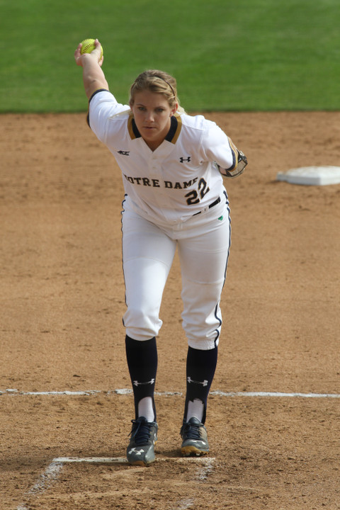 Sara White tossed 3.1 scoreless innings of relief to earn the win against Utah Valley on Friday at the Mary Nutter Collegiate Classic