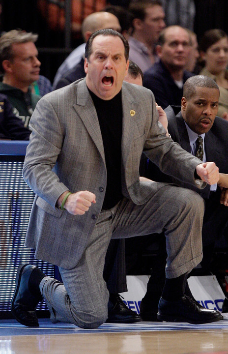 Head coach Mike Brey and the Fighting Irish have eight home dates in the first month of the 2012-13 season, including a showdown with defending national champion Kentucky on Nov. 29.