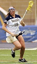 Senior captain Crysti Foote scored three goals with an assist in Notre Dame's come-from-behind 12-11 overtime win at Stanford.
