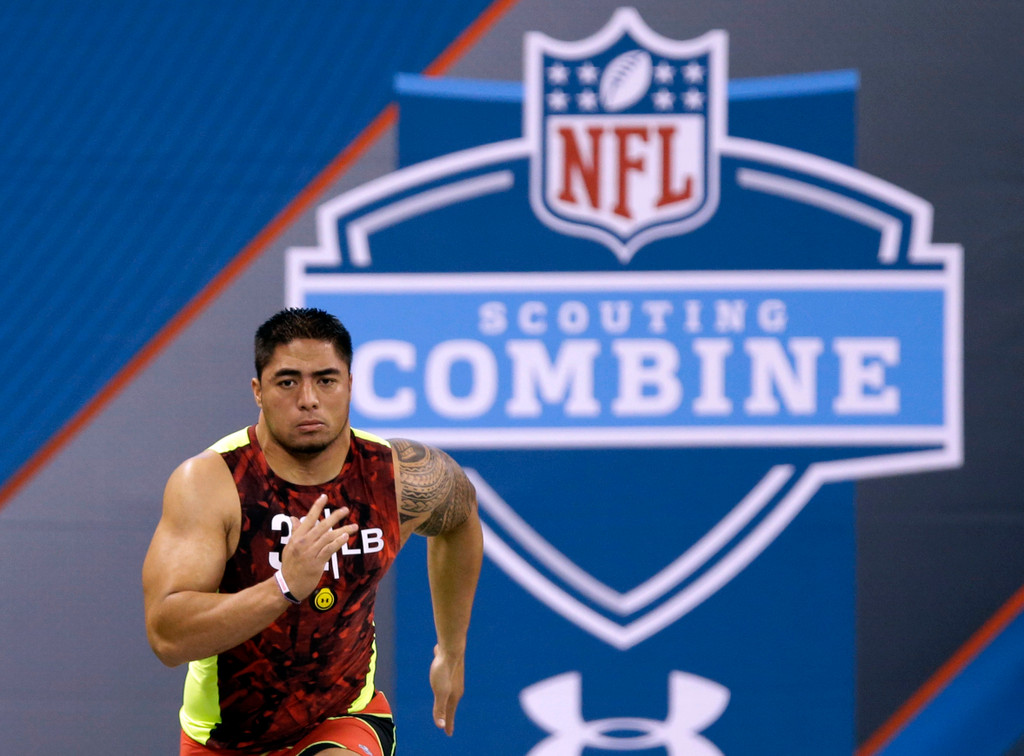 Irish at the NFL Combine (AP)