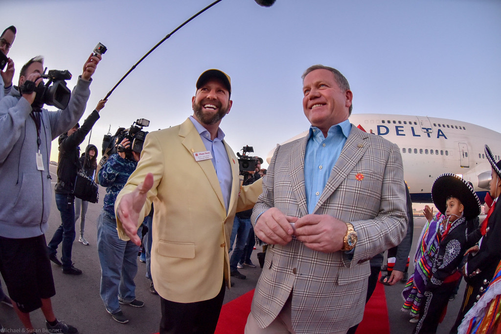 Irish Arrive at Fiesta Bowl
