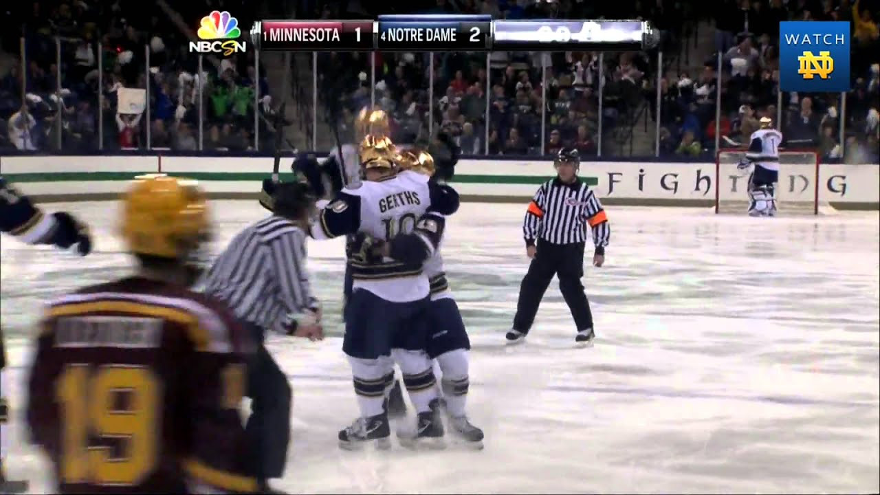 Irish 4, Golden Gophers 1 - Notre Dame Hockey