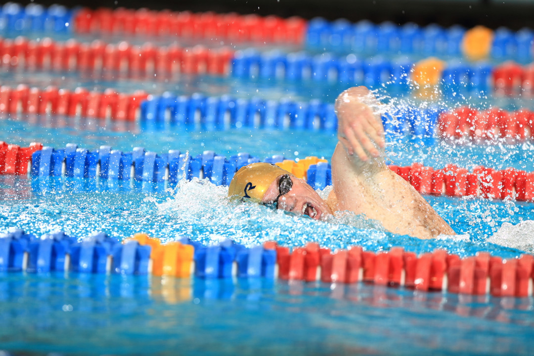 Senior Frank Dyer qualified for the NCAA Championship for the fourth straight season Wednesday night, earning NCAA A-cut times with the 200 medley and 800 freestyle relay teams