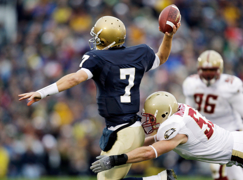 Irish Halt Eagles, 20-16