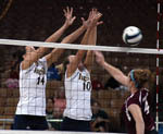 Notre Dame captured its first win over a ranked opponent this season by downing No. 22 Santa Clara on Sunday.