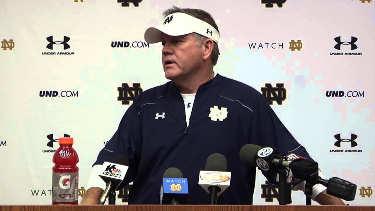 Brian Kelly Thursday Media Session - Stanford