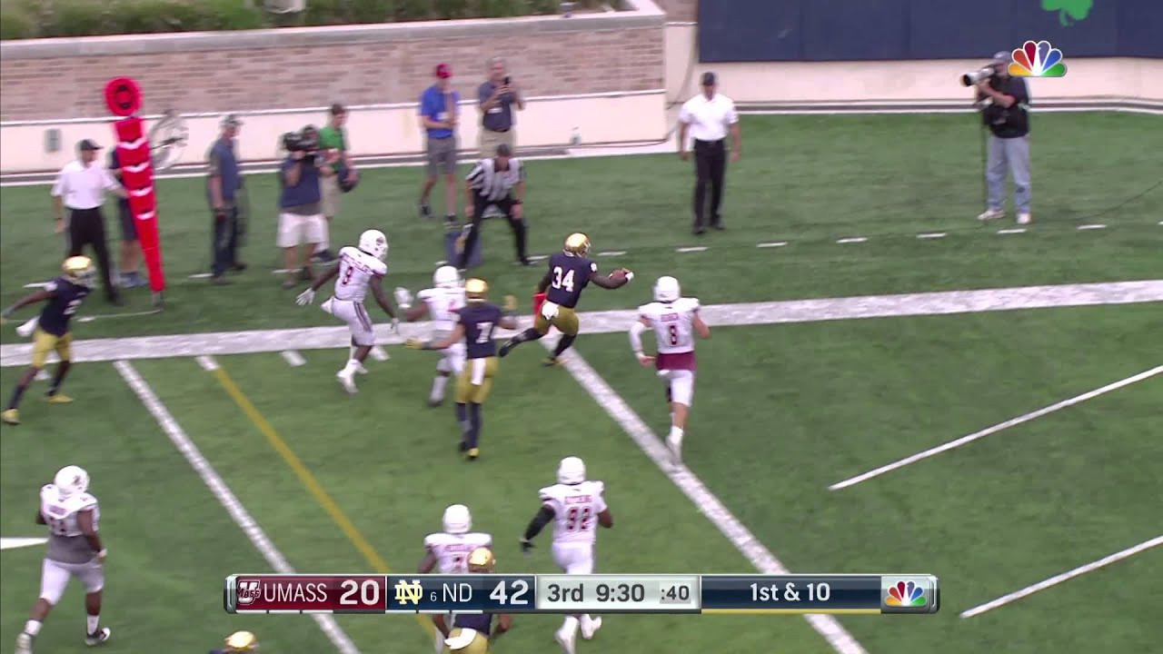 Quick Plays: Williams Ducks and Dives for the TD (48-20)