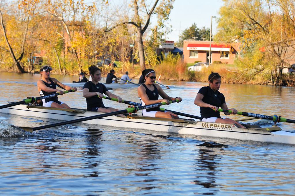 Notre Dame Rowing Practice