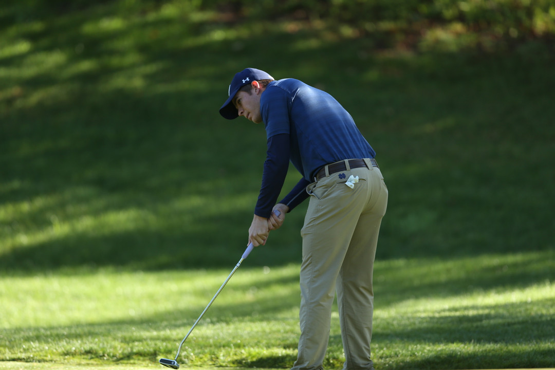 Matthew Rushton shot a 71 in the second round of the Tiger Invitational. 