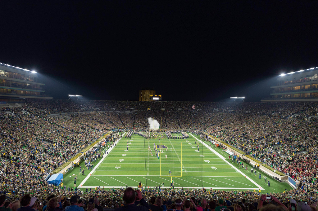 Notre Dame 10, Stanford 17