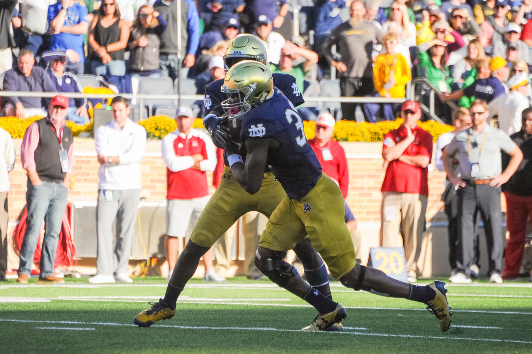 No. 22 Notre Dame def. Miami (Ohio), 52-17