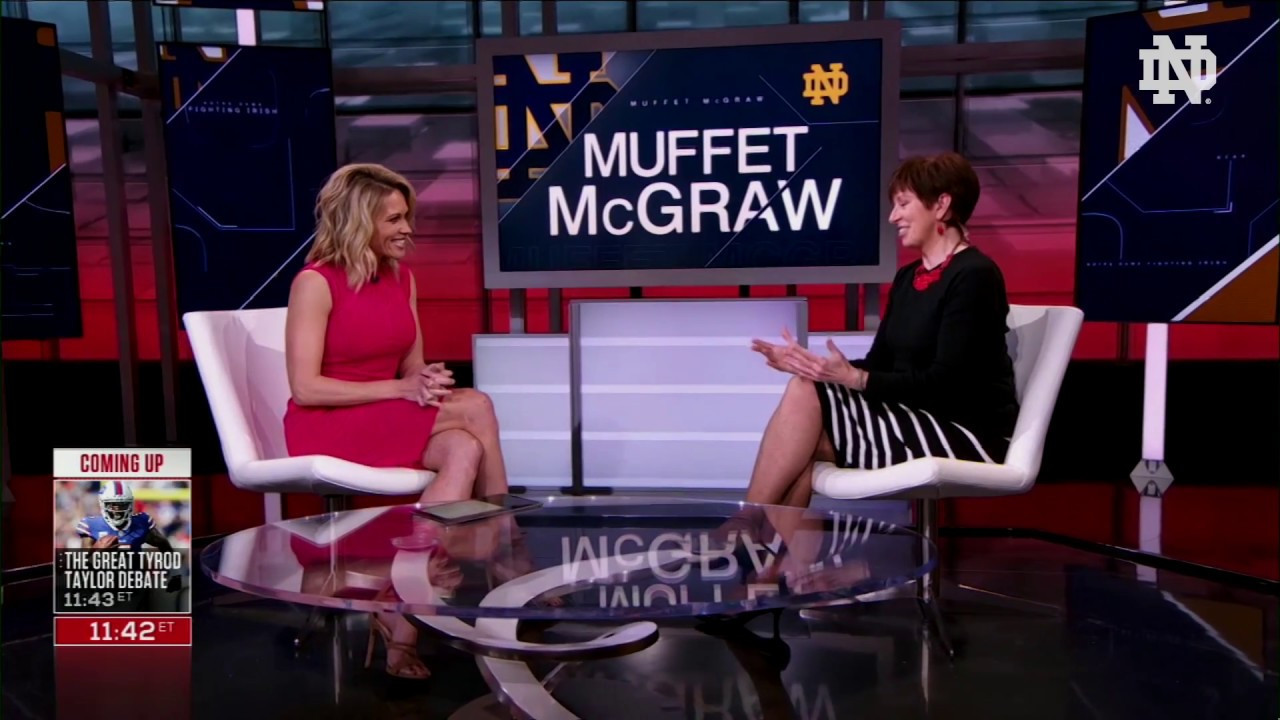 @NDWBB | Coach McGraw goes to ESPN Headquarters (2017)