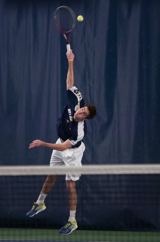 Notre Dame Men's Tennis vs Duke on 02-03-2013