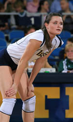 Sophomore outside hitter Christina Kaelin helped lead Notre Dame to the BIG EAST Championship title match last season.