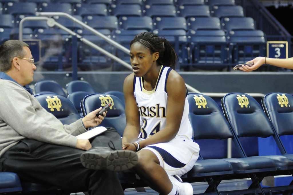Notre Dame Women's Basketball Media Day 10-11-2012