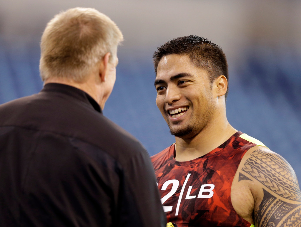 Irish at the NFL Combine (AP)