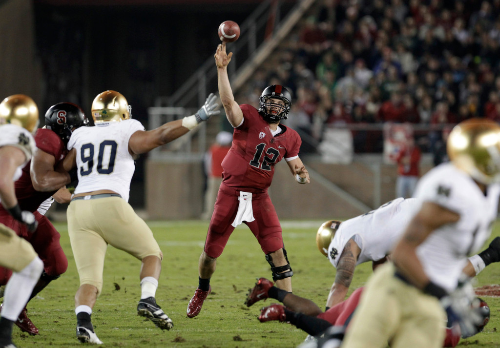 No. 22 Notre Dame Struggles, Falls to No. 4 Stanford 28-14 (AP)