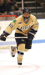 Evan Rankin scores the only goal on the day for the Irish.