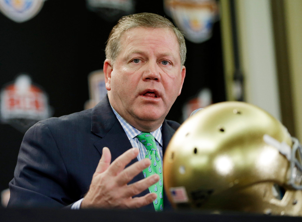 Irish in Miami - Head Coach Press Conferences (AP)