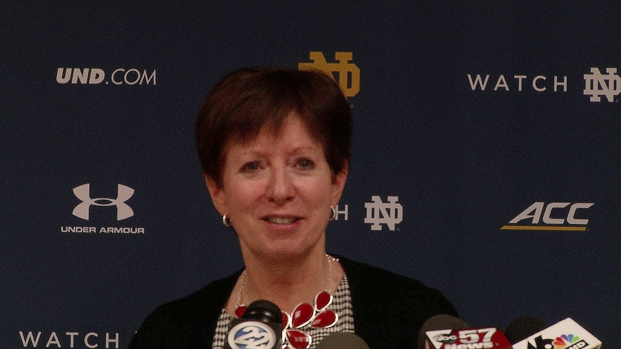 Muffet McGraw Post-Game Press Conference - Boston College