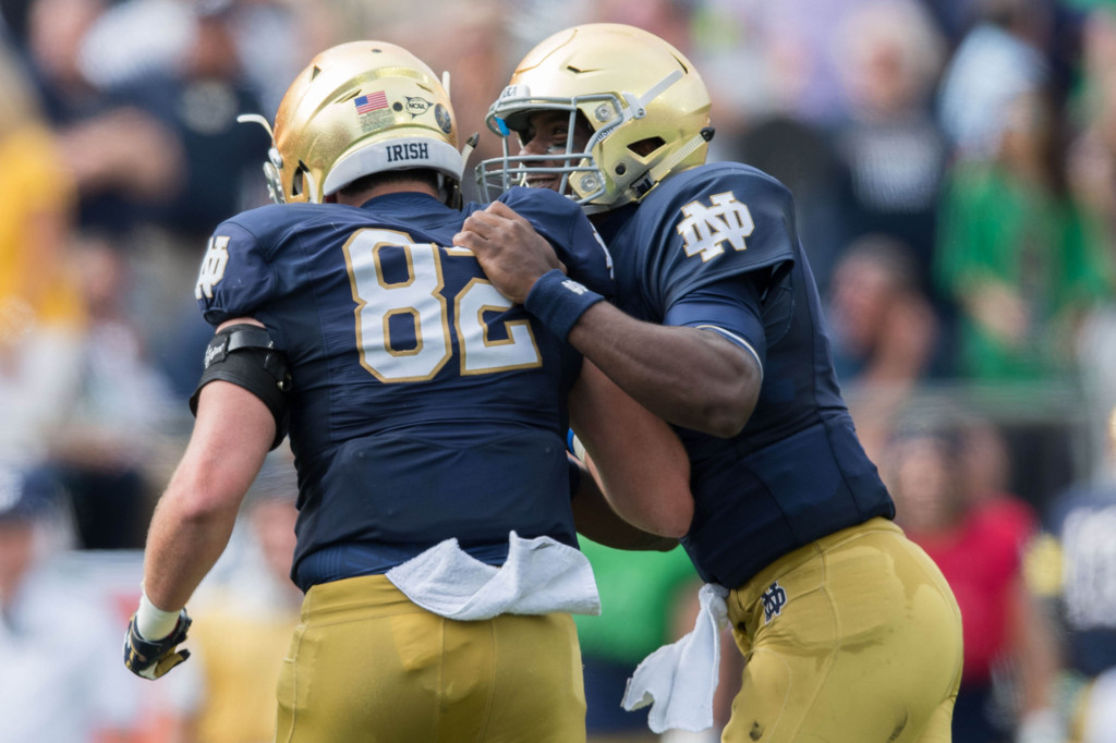 Notre Dame vs. Temple (USATSI)