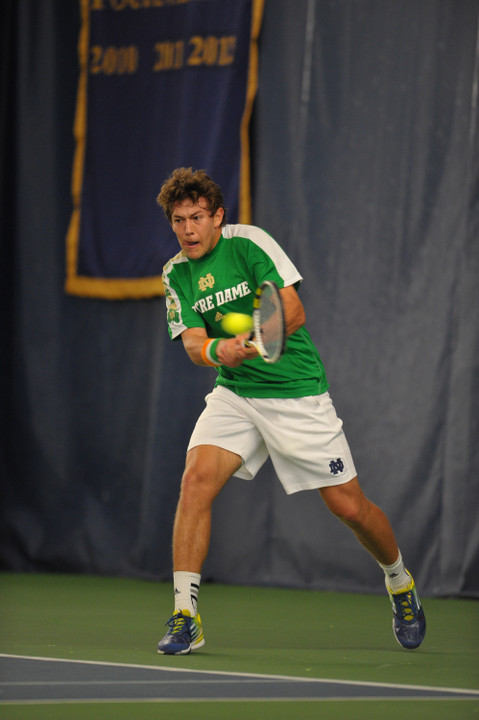 Senior Blas Moros was the Midwest regional winner of the ITA's Arthur Ashe Leadership &amp; Sportsmanship Award.