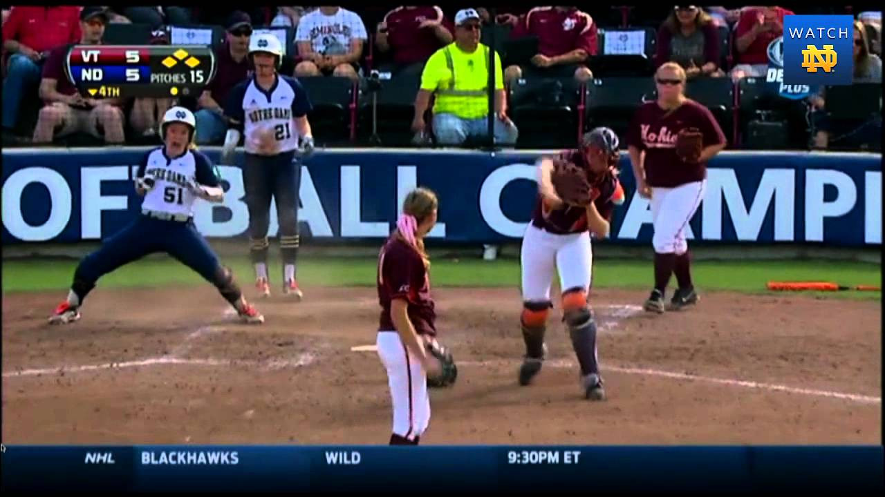 Notre Dame vs. Virginia Tech ACC Semifinals Softball Highlights