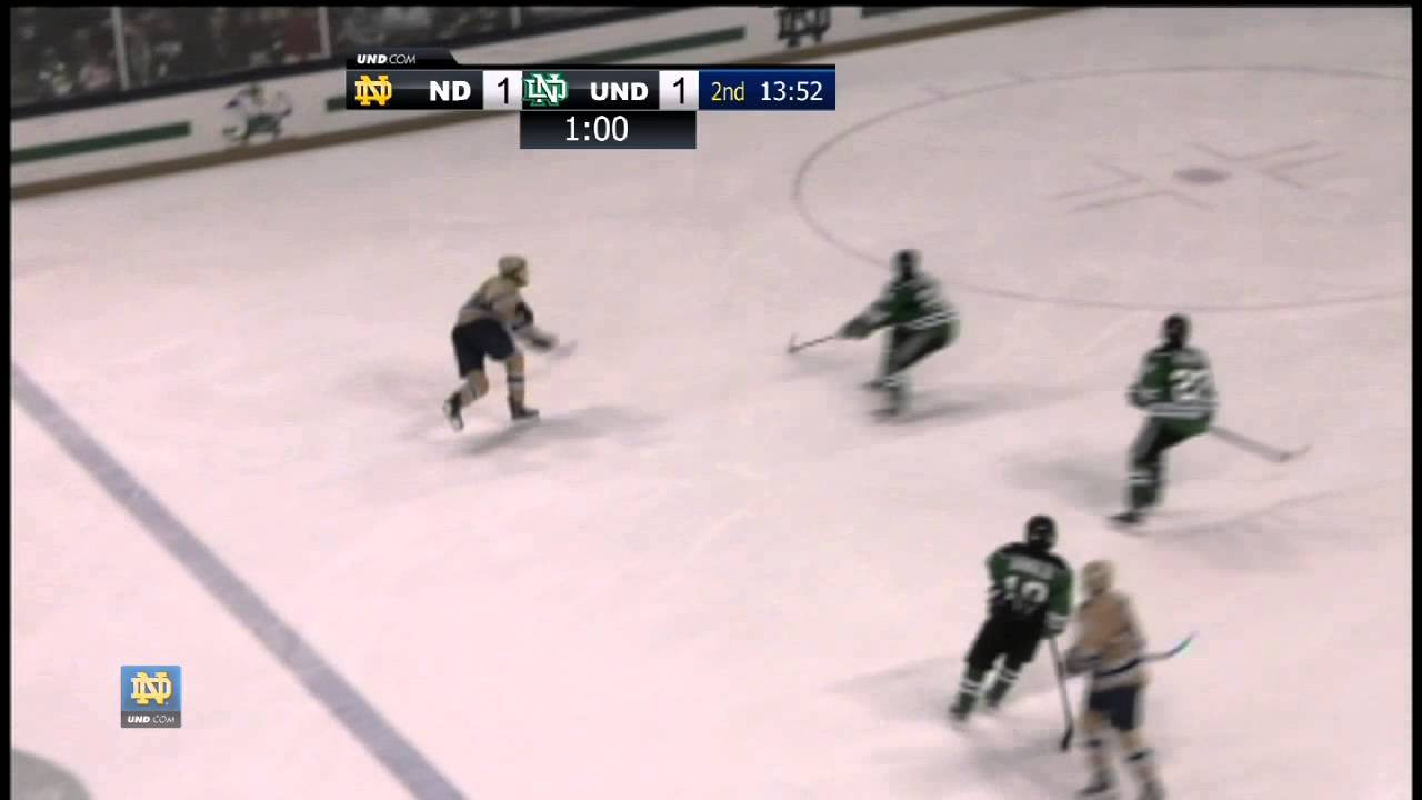 Irish Earn Split With North Dakota - Hockey