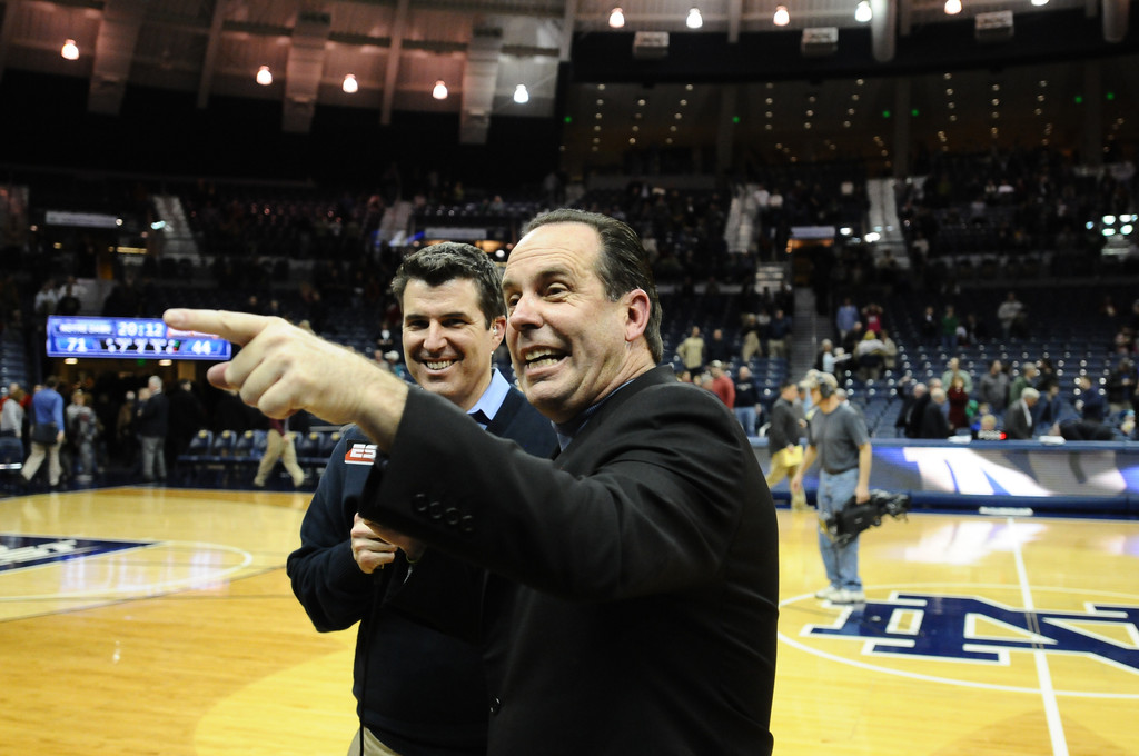 Notre Dame Men's Basketball vs West Virginia on February 22nd, 2011