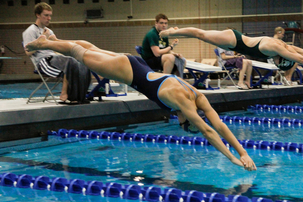 1/21 Men's & Women's Swimming & Diving vs. Michigan State