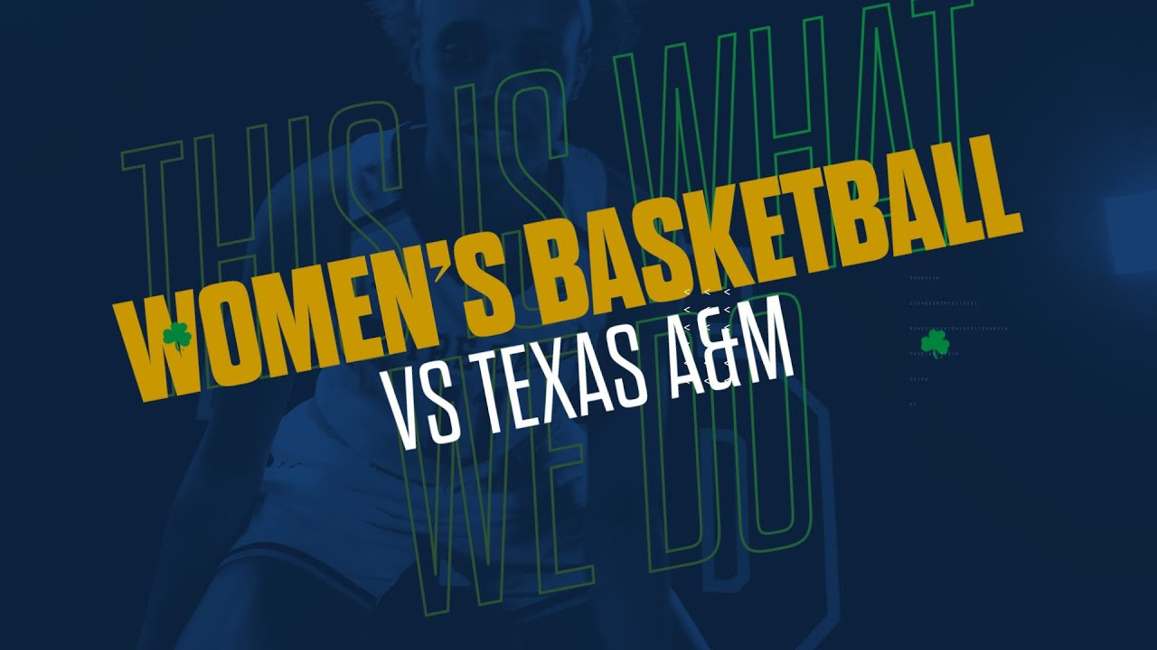 @ndwbb | Highlights vs. Texas A&M, NCAA Sweet 16 (2019)