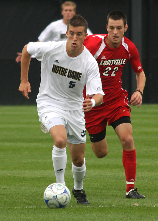 Jeb Brovsky had two shots on the night for the Fighting Irish.