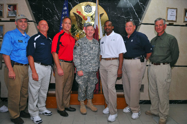 Coach Weis Visits U.S. Troops Overseas - Day 2
