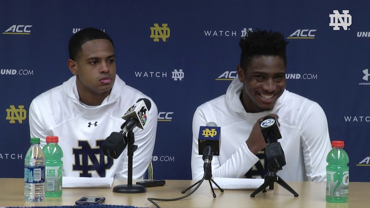 @NDMBB | Player Post-Game Press Conference vs. Georgia Tech (2019)