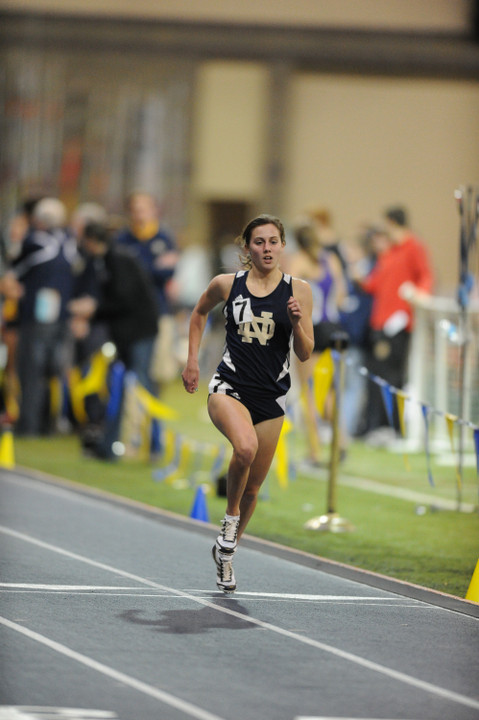 Rebecca Tracy won the 800m run on Saturday.