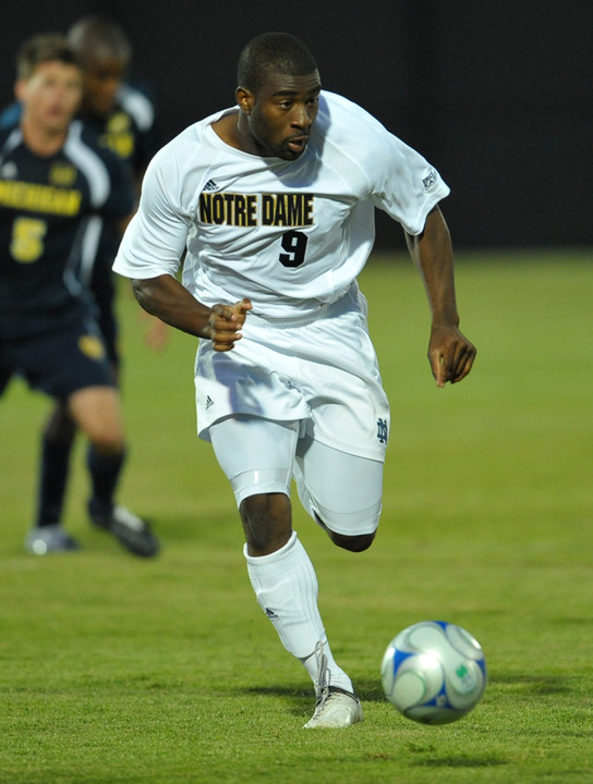 Senior forward Bright Dike has tallied two golden goals this season.