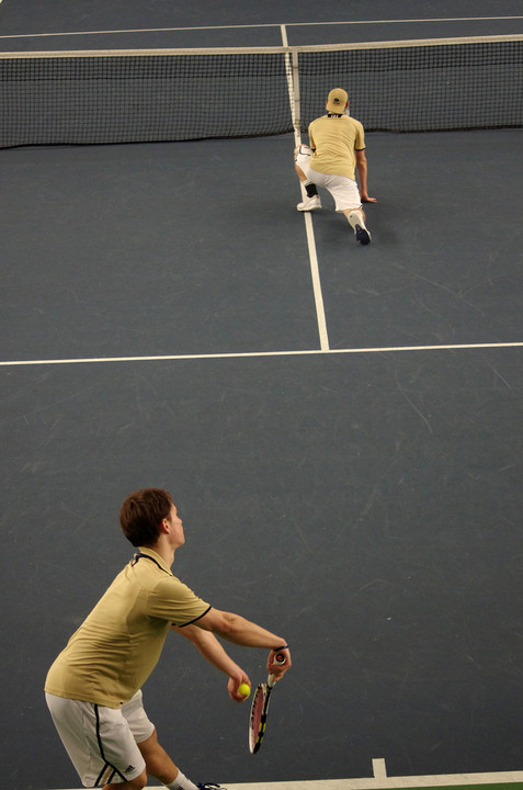 Senior Greg Andrews and sophomore Alex Lawson