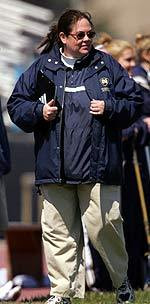 Coach Tracy Coyne begins her 13th season guiding the Notre Dame women's lacrosse program.  The Irish are ranked 11th in the IWLCA preseason poll.