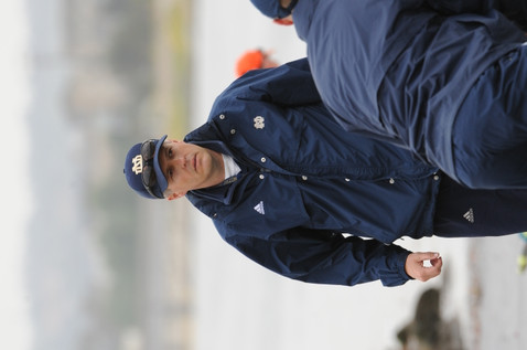 Notre Dame head coach Martin Stone